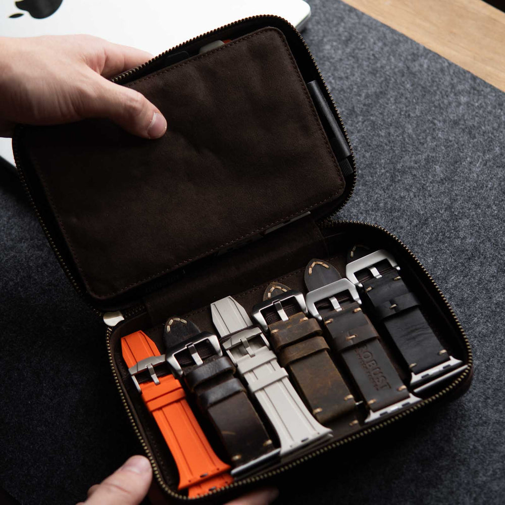 Leather Watch Band Organizer