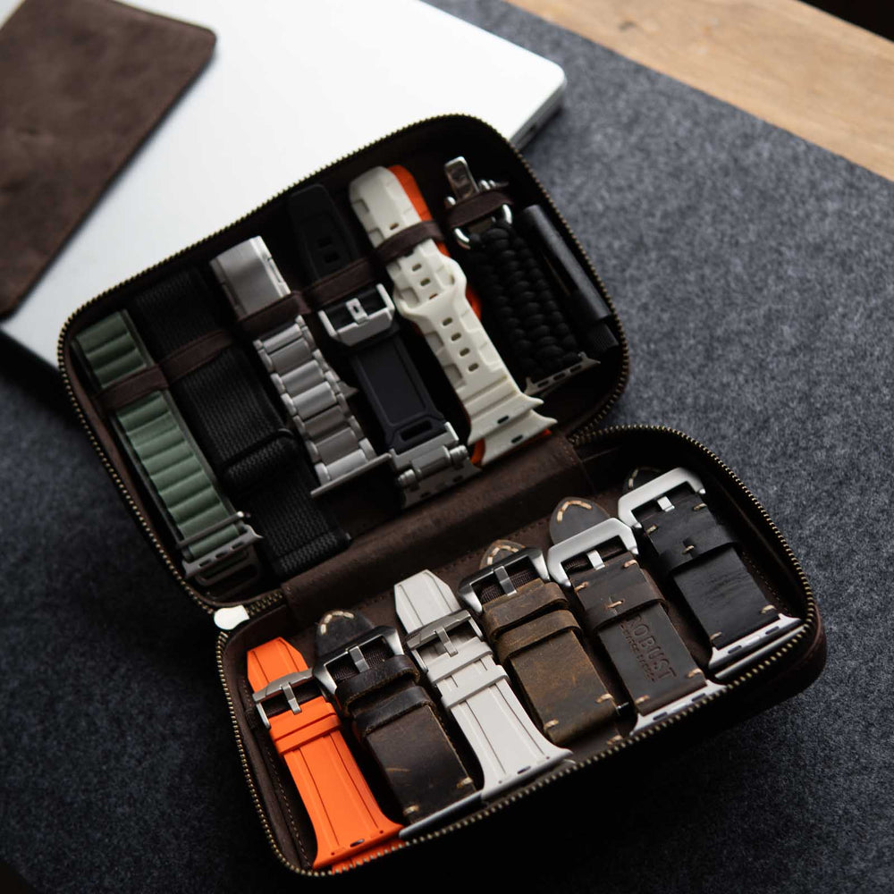 Leather Watch Band Organizer