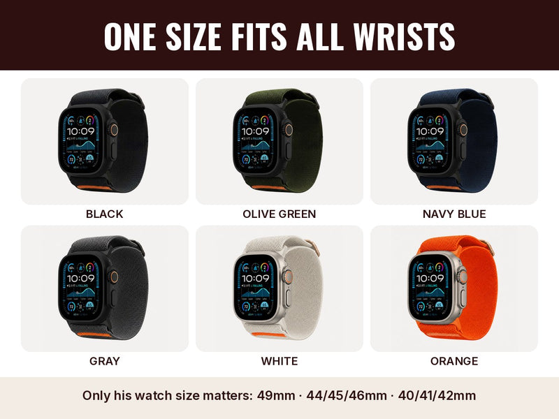 Active Stretch Band in six colours, one size fits all wrists